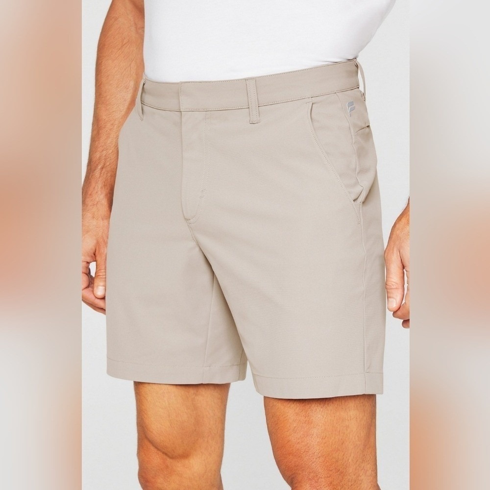 NWT Fabletics The‎ Don Short 8" Brutalist Khaki 36 G56
